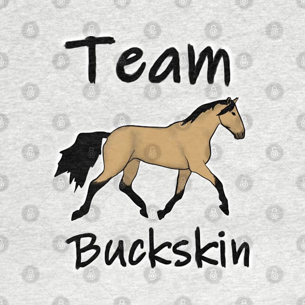 Team Buckskin horse by RedHeadAmazona